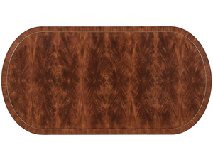 Luxury Classic <b>Dining</b> <b>Table</b> made of Mahogany <b>Wood</b> with Two Support Legs - Product Image 4