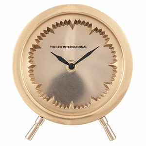 Restaurant Effective Prices for Stylish <b>Table</b> Decoration Vintage Silver Leafy Design Metal <b>Table</b> <b>Clock</b> for Home Hotel - Product Image 3