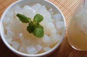 Nata de Coco du Vietnam en sirop, forme de cube blanc, 10% Brix - Product Image 2