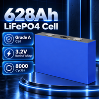 Sel Baterai Prisma LFP 628Ah 3.2V LiFePO4 untuk Kabinet Baterai dan Pembangkit Listrik