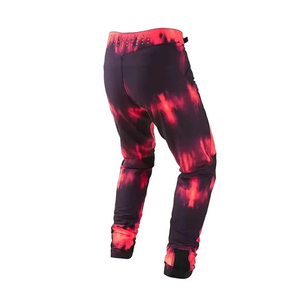 Unisex Gray Polyester/Cotton Motorcycle Pants Black <b>Knee</b> Panels Breathable Printed Logo Front Customized All Seasons Racing Wear - Product Image 3
