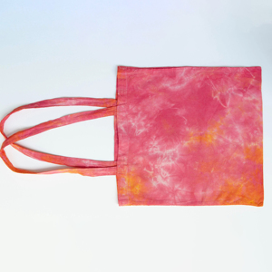 Reusable Eco Friendly Comfortable Organic Tie Dye Cotton Canvas Gift <b>Bag</b> With Handle Custom Logo And Size Daily Use - Product Image 2