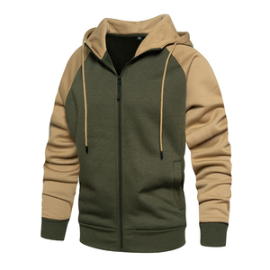 Sudaderas con Cremallera para Hombre al por Mayor, Diseño Elegante 2024, OEM, Secado Rápido, Transpirables, Cómodas, con Logotipo Personalizado - Product Image 2