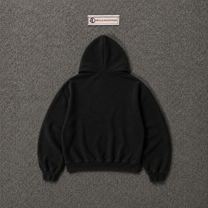 Sudadera con Capucha Negra para Hombre, con Estampado de Dibujos Animados, Estilo Casual, Oversize, de Felpa Francesa, con Logotipo Frontal, para Otoño, Ropa Urbana - Product Image 6