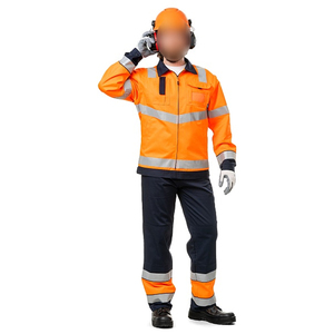 Nuevo Conjunto de Ropa de Trabajo para Hombre con Cinta Reflectante de Alta Visibilidad, Personalizable con Logotipo, Cómodo, OEM ODM - Product Image 4