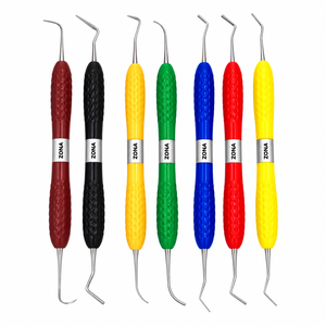 Kit de Instrumentos Dentales Restauradores con Logotipo Personalizado, 7 Piezas, Mango Ergonómico, Herramientas Manuales para Colocación de Composite - Product Image 6