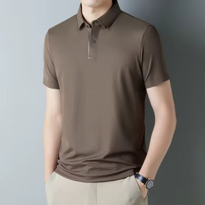 Camisetas Polo para Hombre, Casuales, Transpirables, Nueva Moda Deportiva, Manga Corta, Algodón, Tallas Grandes, Color Morado - Product Image 1