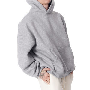 <b>Men's</b> 100% Custom Logo Blank Drop Shoulder <b>Oversize</b> Pullover Heavyweight <b>Fleece</b> Winter <b>Hoodie</b> for <b>Men</b> Basics - Product Image 2