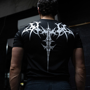 <b>Custom</b> Sublimation <b>Design</b> Men's Streetwear <b>Compression</b> <b>Shirt</b> Performance Short Sleeves Grappling Strength Bodybuilding Gym <b>Shirt</b> - Product Image 6