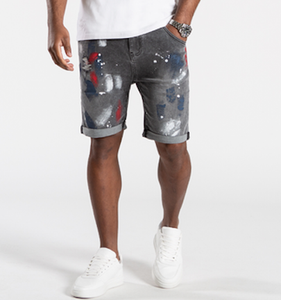 Nouveauté : Shorts en jean personnalisés pour hommes, service OEM, style streetwear, anti-plis et respirants, toutes saisons - Product Image 2