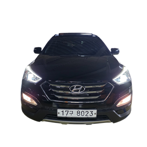 Hyundai Santa Fe DM Diésel 2WD 2.0 Premium, Volante a la Izquierda, Asientos de Cuero, Interior Oscuro - Inspeccionado por Exportador Coreano (300-500 Autos/Mes) - Product Image 1