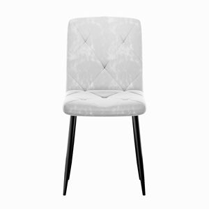 Set Moderno di 4 Sedie da Pranzo per Cucina e Sala da Pranzo con Seduta Imbottita e Gambe in Metallo per Casa - Product Image 5