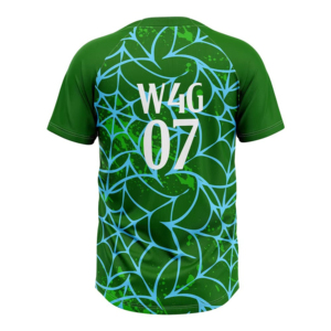 เสื้อเบสบอล/ฟุตบอลแบบยูนิเซ็กซ์ พิมพ์ลายแบบซับลิเมชั่น ระบายเหงื่อได้ดี ต้านเชื้อแบคทีเรีย ผลิตจากโพลีเอสเตอร์ 100% / ผ้าผสมโพลีเอสเตอร์-คอตตอน แขนสั้น - Product Image 6