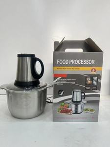 Hachoir à viande électrique commercial en acier inoxydable 5L, robot culinaire extérieur, mixeur 1000W avec moteur en cuivre pur, portable - Product Image 1