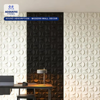 Panneau Acoustique 3D en Fibre de Polyester Luxe Léger, Motif Points Concaves et Convexes, Ignifuge, Écologique, Insonorisant pour Salon et Chambre
