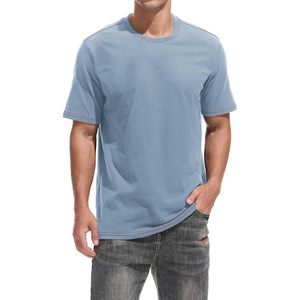 Camiseta al por mayor personalizada con el logotipo de tu marca, 100% algodón, camiseta lisa para hombre, camiseta informal para hombre, camisetas transpirables. - Product Image 5