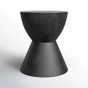 Table à café/salle à manger en métal design créatif, contemporaine, pliable, écologique, chromée, géométrique moderne ZE-3380P - Product Image 1