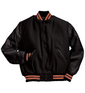 Veste de baseball universitaire vierge pour homme, en laine avec manches en cuir, style décontracté, avec logo personnalisé, vente en gros, fabricant, 2026 - Product Image 4