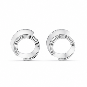 Pendientes Circulares Geométricos Plateados de Lujo para Mujer, Clásicos, Modernos, en Capas, para Fiestas, Joyería de Moda al por Mayor - Product Image 1