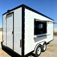 Remorque de restauration rapide, chariot alimentaire entièrement équipé pour hamburgers, hot-dogs, poulet frit, frites, sandwichs, vente ambulante en extérieur