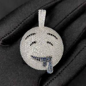 Luxury <b>Moissanite</b> Silver Pendant Gold Tone Diamond Inspired Necklace Charm Elegant Fashion <b>Jewelry</b> Collection - Product Image 5