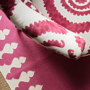 Hand Woven Pink White Geometric Flatweave Wool <b>Rug</b> Modern Handmade Area Carpet for Living Room Bedroom Hotel Home Decor - Product Image 5