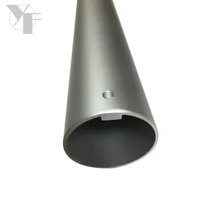 6063 t6 anodized extruded oval aluminum hollow tube
