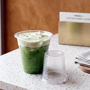 Viet Nam Disposable Takeaway Packaging Clear <b>Plastic</b> PP Single Wall PET <b>Plastic</b> <b>Cup</b> Coffee Tea Juice Beverage <b>Cups</b> Lids 95mm - Product Image 1