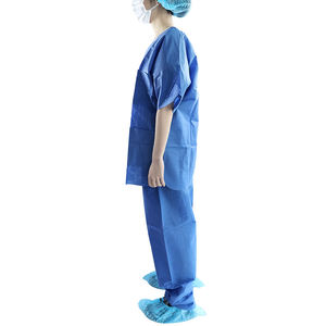 Unisex High Quality Hospital Nonwoven Uniforms Nursing Non Woven <b>Scrubs</b> Suit - Product Image 3