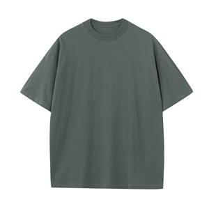 T-shirt sportif unisexe en coton 100% teint en fil, 260g, coupe longue et ample, avec impression numérique - Product Image 6