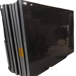 Dalles de granit noir absolu de qualité supérieure Surface polie de l'Inde moderne pour comptoirs revêtement de sol revêtement mural pour villas - Product Image 1