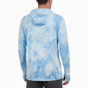 Camiseta de Pesca con Capucha, Protección Solar, Transpirable, de Secado Rápido, Alta Calidad, Manga Larga, UPF, 100% Poliéster, Sublimada Personalizada - Product Image 2