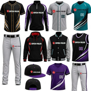 Hot Sale Customized Reversible <b>Baseball</b> & Softball Uniform Kit Full Package Polyester Sports Wear Breathable Sublimation Design - Product Image 1