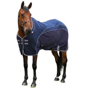 Couverture d'été en maille pour cheval, légère, respirante, protection anti-mouches avec col - Product Image 5