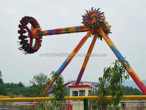 Manèges de parc d'attractions extérieur : Grande balançoire pendulaire marteau en fibre de verre et métal durables pour fêtes foraines CHKUN DB 04 30kw - Product Image 4