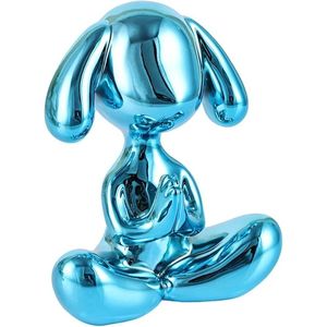 Statua Decorativa da Scrivania per Yoga e Meditazione, Scultura Cane Palloncino - Product Image 1