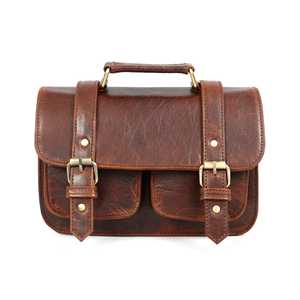 Luxury Black Genuine <b>Leather</b> <b>Soft</b> Business Travel Laptop <b>Bag</b> for Men Lightweight Zipper Closure Polyester Lining - Product Image 4