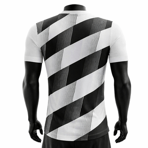 เสื้อฟุตบอลทีม OEM แบบสั่งทำพิเศษ พิมพ์ลายแบบ Sublimation เต็มตัว พร้อมโลโก้ ชื่อ และหมายเลขตามสั่ง แขนสั้น ผ้าสี่ทางยืดหยุ่น กันลม เป็นมิตรต่อสิ่งแวดล้อม - Product Image 2