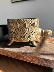 Custom Size Tall Gold Tortoise Shape Planter Manufacturer Supply Flower <b>Pots</b> & Planters <b>Large</b> Luxury Modern Gold <b>Pots</b> for Plants - Product Image 4