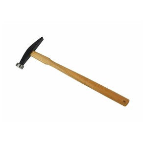 Martillo de orfebre de cabeza plana y abovedada Dimacus con mango de madera natural, herramienta para conformar metales de joyería, 9-1/4 pulgadas, ZetomedPro - Product Image 3