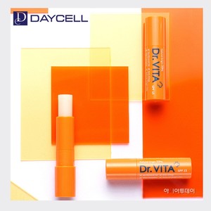 ลิปบาล์มแบบแท่ง Deycell Korean K-Beauty Daycell Dr Vita Vitamin Lip Treatment ลิปบาล์ม 3 ชิ้น ผลิตในเกาหลี - Product Image 3