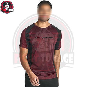 Camisetas Deportivas de Manga Corta para Hombre, Modernas, Cómodas, de Cuello Redondo, para Correr y Hacer Ejercicio, de Buena Calidad, Precio al por Mayor - Product Image 2