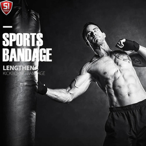 Bandages de boxe avec boucle pour le pouce, en coton respirant, absorbant l'humidité, pour l'entraînement MMA et Muay Thai - Product Image 3
