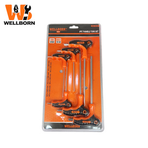 Juego de 6 Llaves Torx con Mango en T, Juego de Llaves Torx de Seguridad T10-T30, Juego de Destornilladores en Forma de T de Acero CR-V con Orificios Antimanipulación - Product Image 2