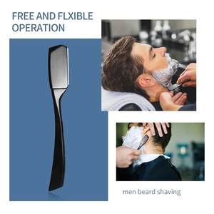 Wholesale <b>Straight</b> <b>Edge</b> Barber <b>Razor</b> Low MOQ Stainless Steel Custom Cut Throat Single Blade <b>Razor</b> - Product Image 6