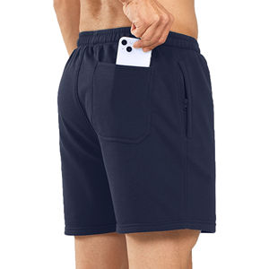 Pantalones Cortos Deportivos de Algodón Sólido para Hombre, para Gimnasio, Correr, Entrenamiento, Secado Rápido, Transpirables, Ropa Deportiva - Product Image 6