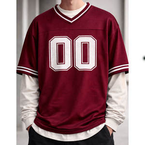 Camiseta estilo jersey de fútbol para hombre, tela transpirable de alto rendimiento diseñada para entrenamientos intensos, partidos y actividades deportivas. - Product Image 1