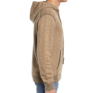 เสื้อสเวตเตอร์มีฮู้ดถักสำหรับผู้ชาย สีพื้น สวมใส่สบาย มีกระเป๋า ทรงปกติ สำหรับใส่ในฤดูใบไม้ร่วง ปี 2027 - Product Image 3