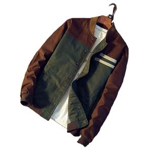 เสื้อแจ็กเก็ตบอมเบอร์สำหรับผู้ชายเสื้อโค้ทกันลมแนวสตรีทฮิปฮอปกีฬาเสื้อเบสบอล5XL สำหรับฤดูใบไม้ร่วง - Product Image 2