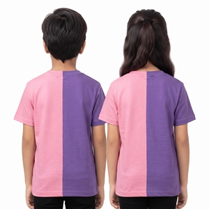 Kids Unisex <b>Heart</b> Print Crew Neck Leisure Tops Two Tone Short Sleeve <b>T</b> <b>Shirts</b> for Boys Girls Casual Wear Wholesale Supplier Kids - Product Image 6